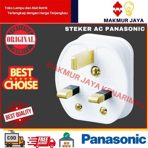 Colokan Kaki Ac Panasonic Steker Stopkontak Ac Panasonic Wej W