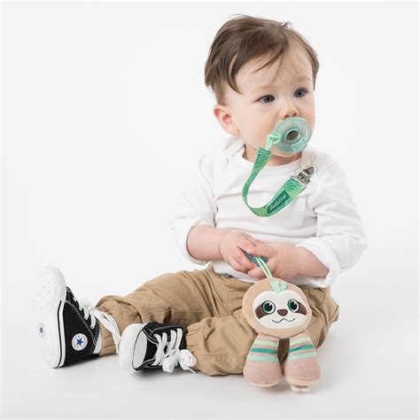 PaciPal Pacifier Stuffed Animals Color: Sloth - Walmart.com