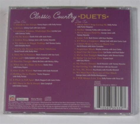 Classic Country Duets By Various Artists Cd 2010 2 Discs Timelife