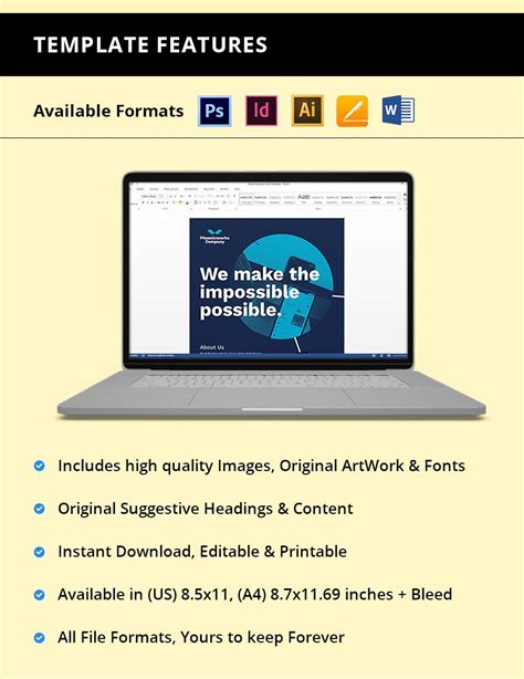 Sample It Company Flyer Template In Psd Indesign Word Pages