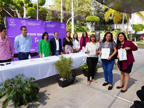 Agradecen Mujeres Y Hombres De 10 Al Gobierno De Morelos Por Hacerlos