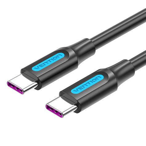 Vention 100w Pd Usb C To Usb C Fast Charging Cable High Speed Durable And Safe