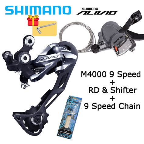 Shimano Alivio M4000 Rd 9 Speed Groupset Shifter Mtb Bike 9 Speed