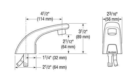 Optima Bluetooth Pedestal Faucet 05 Gpm Single Supply With 4 Center Sloanrepair