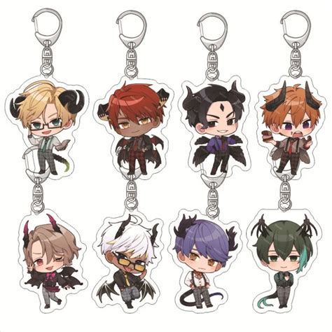 Anime Keychain Women Obey Me Key Chain For Men Lucifer Key Ring