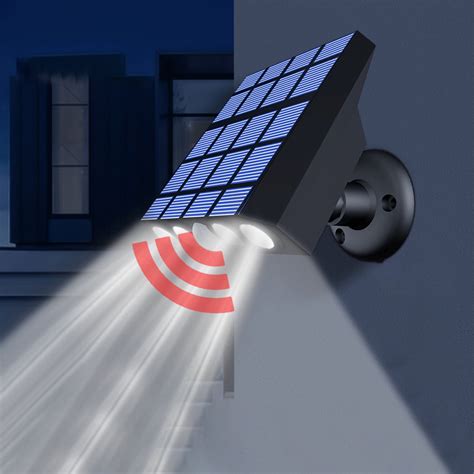 Tepsmf Outdoor Solar Light Human Motion Sensor Led Solar Light Ip