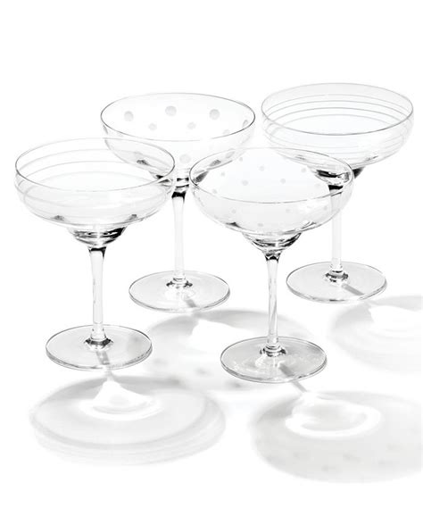 Oneida Mingle Margarita Glasses Set Of 4 Macy S