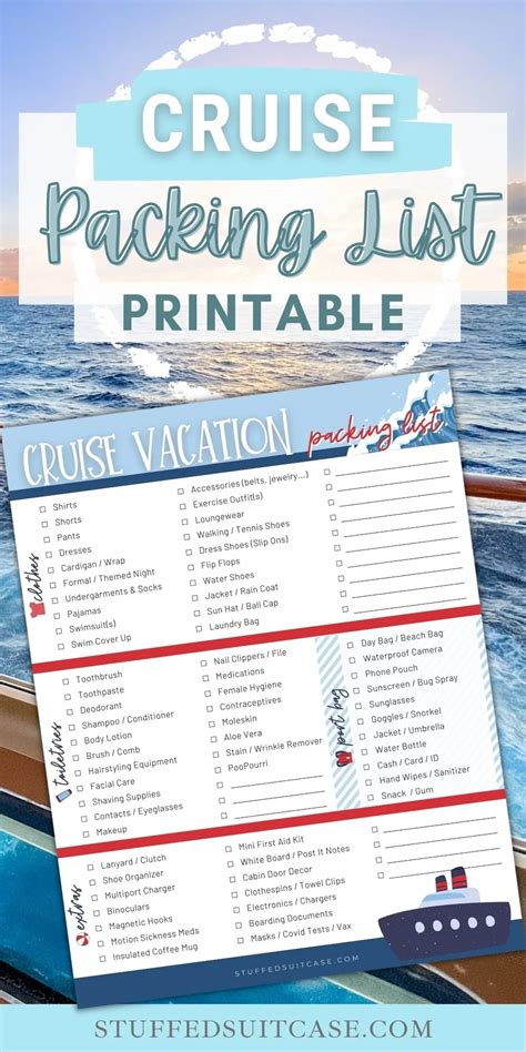 Cruise Packing List Ultimate 2023 Checklist [with Printable 44 Off