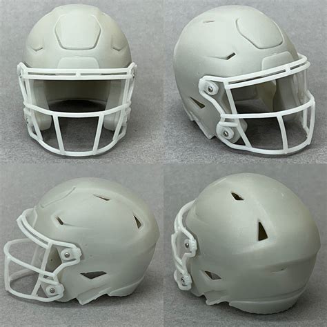 3d Printed Riddell Speedflex Pocket Pro Scale Modern Era Football