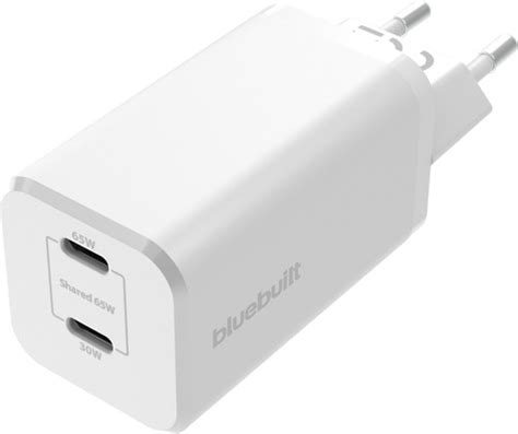 Bluebuilt Power Delivery Oplader Met Usb C Poorten W Wit Coolblue