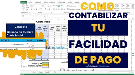 Como Contabilizar Tu Facilidad De Pago