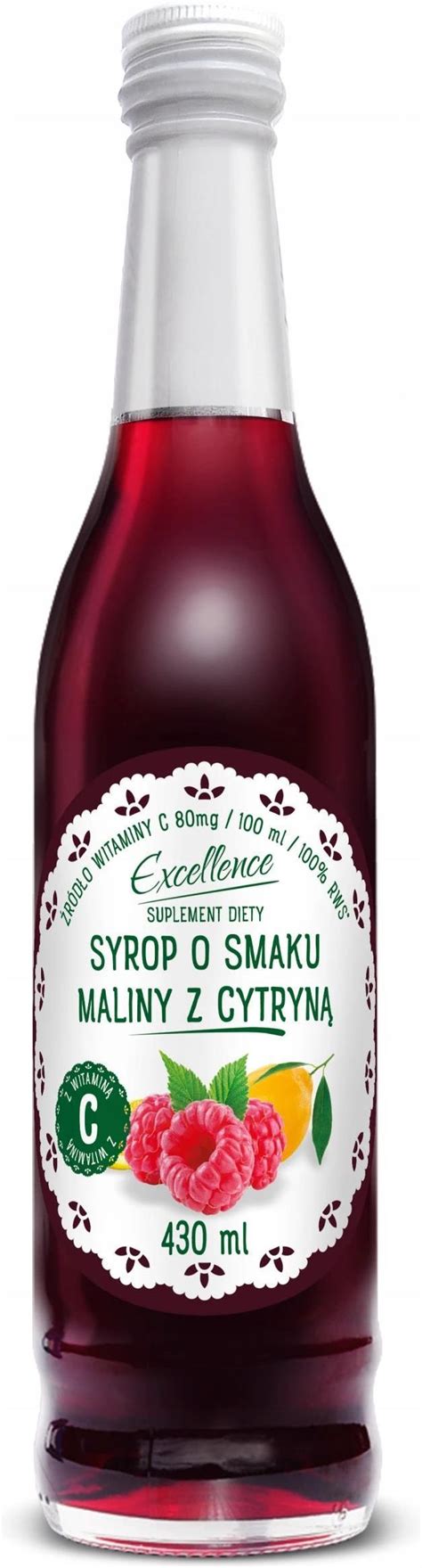 Excellence Sd Syrop Serwetka O Smaku Malin Z Cytryn Ml Ceny I