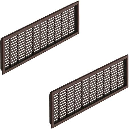 Grille De Ventilation Gedotec Porte En Plastique Perfor Brun