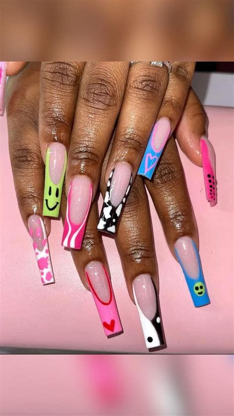 Bright Neon Acrylic Nails Nails Summer 2022 Acrylic Nails Ideas