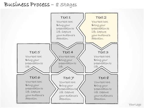 0314 Business Ppt Diagram 8 Staged Business Process Layout Powerpoint