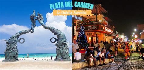 La Quinta Avenida Playa Del Carmen Turistas Cancun