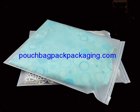 Reclosable Clear Matt Cpe Zip Seal Bag Resealable Slide Zip Seal