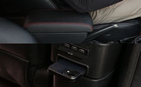 Yjywzh For Toyota Aygo X Mk Armrest Double Layer Centre