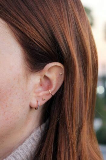 Chic And Bold Conch Piercing Ideas Styleoholic