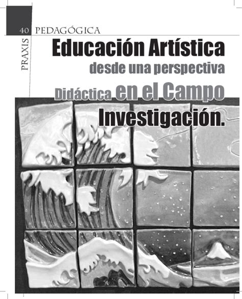 Pdf Educación Artística Y Educación Estética Desde Una Perspectiva