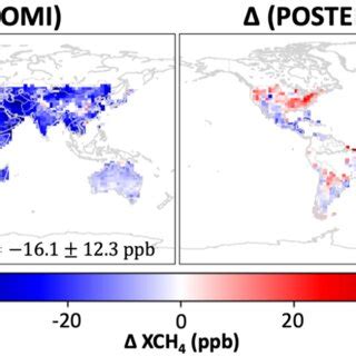 Comparison Of Simulated Dry Column Mixing Ratios XCH4 With Prior Or