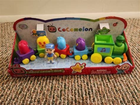 NEW Cocomelon Musical Alphabet Train with Spinning Wagons- Plays ABC ...