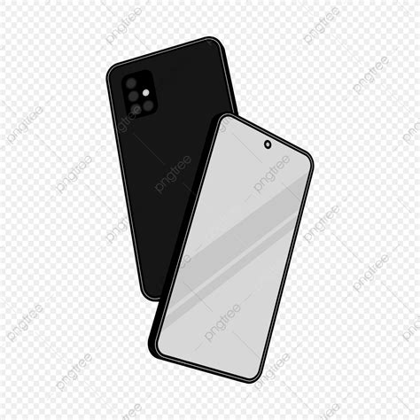 Smartphone Concept Vector Hd Png Images Punch Hole Display Camera With