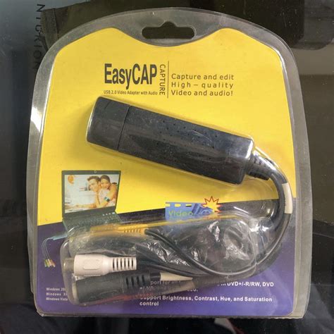 Easycap Usb 視頻採集卡 影張擷取卡 影像捕捉卡 Av監控 Usb 採集卡 Avsv 音視頻採集 音視頻轉錄 電腦＆科技 電腦