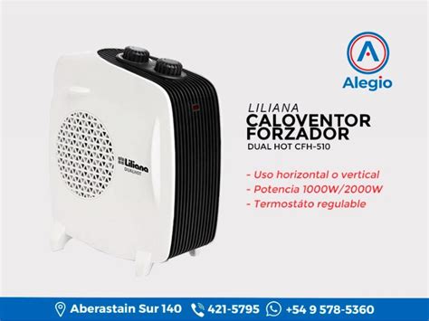 Caloventor Forzador Liliana Dual Hot 1000 2000w Doble Posición