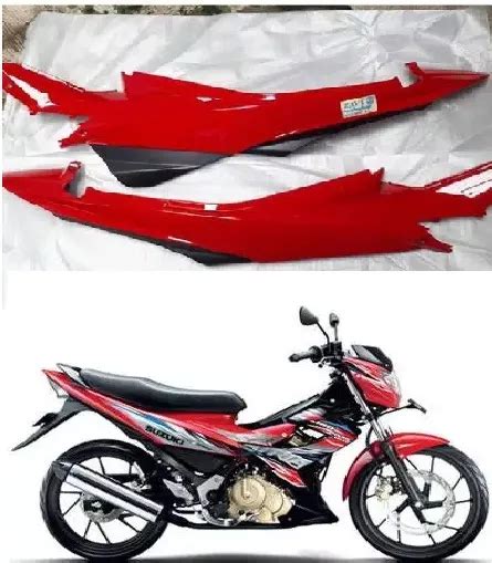 Cover Body Satria Fu Facelift Merah Cover Body Belakang Suzuki Satria