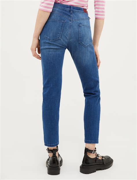 Super Slim Stretch Jeans Navy Maxandco