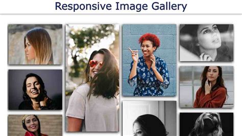 How To Create Responsive Image Gallery Using Html And Css