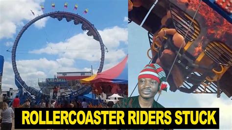 Roller Coaster Riders Stuck Upside Down For Hours Youtube