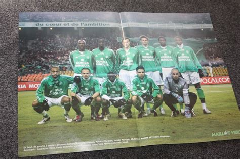 POSTER ASSE ST ETIENNE équipe saison 2004 2005 eBay