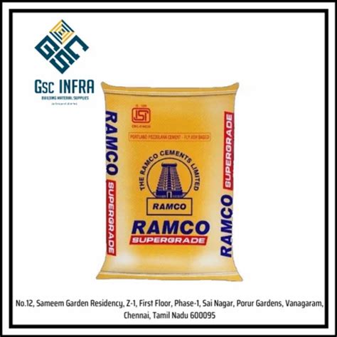 Ramco Cement Ppc Grade At Rs Bag Maduravoyal Chennai Id