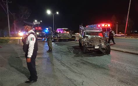 Conductora Muere Tras Volcar En La Carretera A Laredo En Escobedo