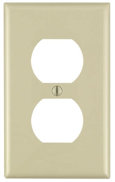 20 Leviton Unbreakable Ivory Receptacle Wallplates Nylon Outlet Covers 80703 I For Sale Online