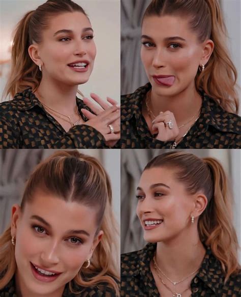 Hailey Bieber Penteados Cabelo E Maquiagem Penteados Para Cabelo Liso