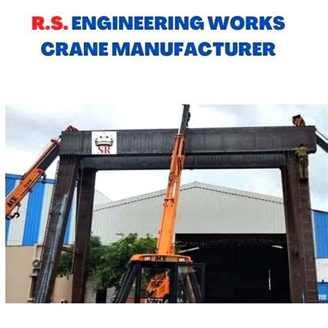 RS BRAND 1025 15 TON Double Girder Goliath Crane Lifting Speed 9 10