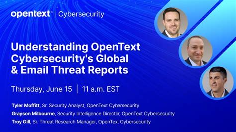 Understanding Opentext Cybersecuritys Global And Email Threat Reports