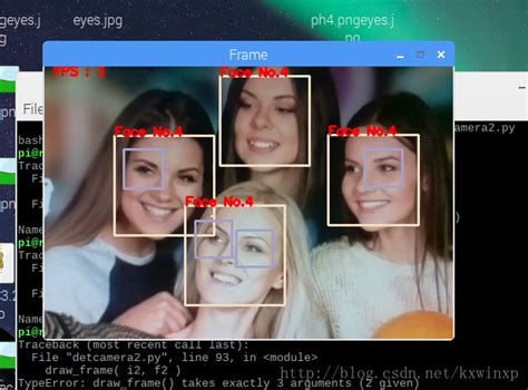 树莓派3b 人脸检测（opencv）树莓派识别有遮挡的人脸 Csdn博客