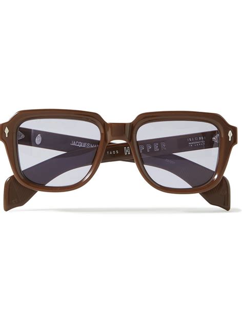 Jacques Marie Mage Taos Square Frame Acetate Sunglasses Jacques Marie