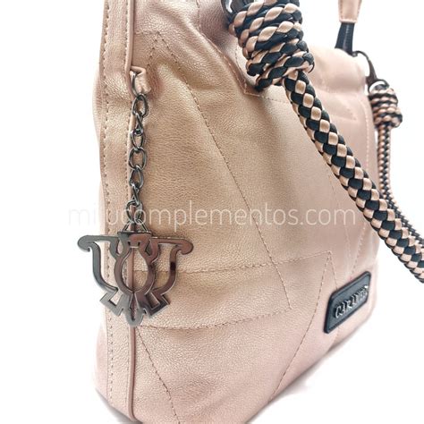 Bolso Bandolera Caramelo Color Nude