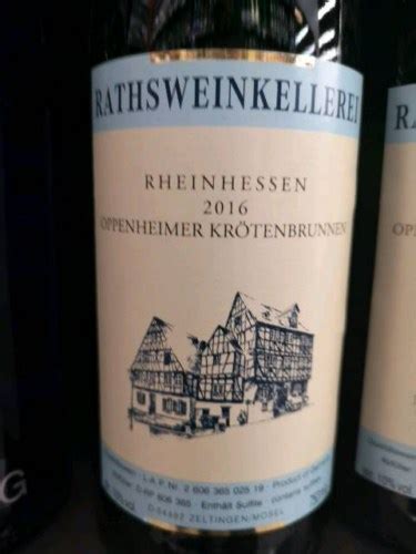 Rathsweinkellerei Oppenheimer Krötenbrunnen Vivino US