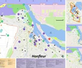 Honfleur Map | France | Discover Honfleur with Detailed Maps