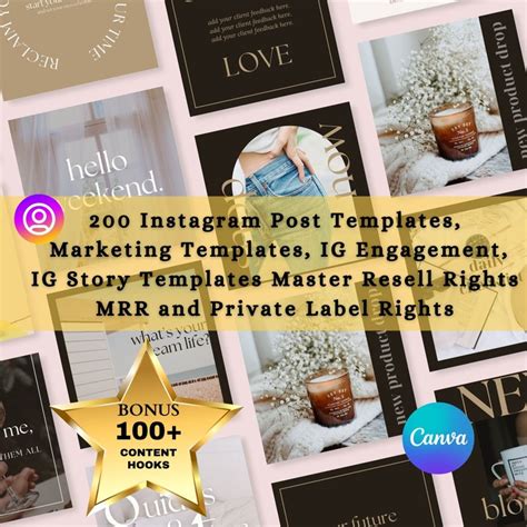 Instagram Templates For Faceless Digital Marketing And Digital Products