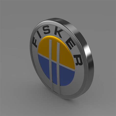 Fisker Logo 3D Model - FlatPyramid