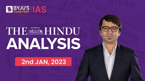 The Hindu Newspaper Analysis 2 January 2023 Current Affairs Today