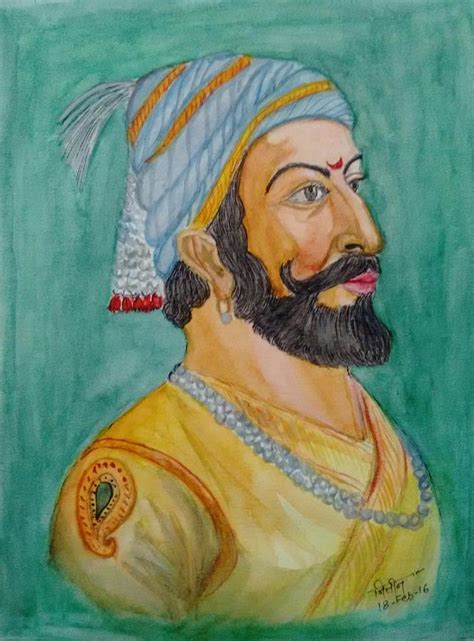 Chhatrapati Shivaji Maharaj Painting By Nitin Chaudhari Pixels