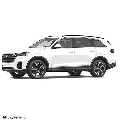 Audi Q7 Quattro 2024 Coloring Page